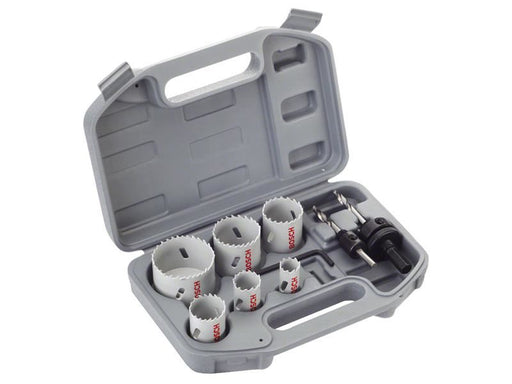 Bosch Powertool Accessories Plumbers HSS Bi-metal Holesaw Set, 9 Piece Bosch Powertool Accessories - NN4 Online