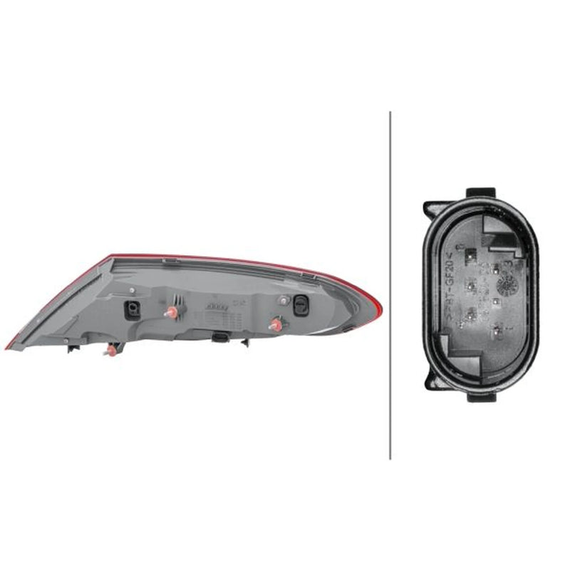 Hella Tail Light / Lamp LED Left fits Mercedes-Benz C-Class 2015-2023