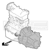 First Line Engine Mount Mounting fits Opel Astra G 1998-2005 2.0