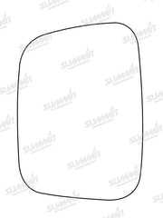 Summit Heated Base Plate With Commercial Mirror Glass fits VW Transporter T5 03 to 14 LHS Summit - Bars 4 Cars