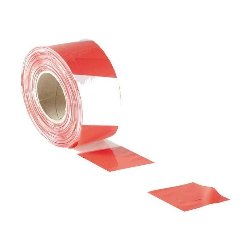 Faithfull Barrier Tape 70mm x 500m Red & White Faithfull - NN4 Online