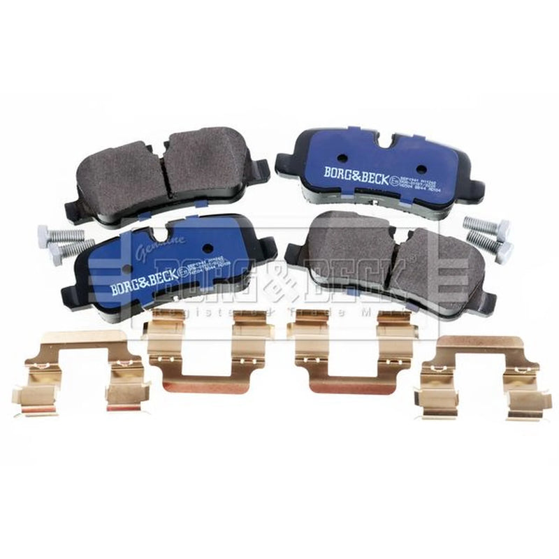 Borg & Beck Front & Rear Brake Discs & Pads fits Land Rover Range Rover Sport I