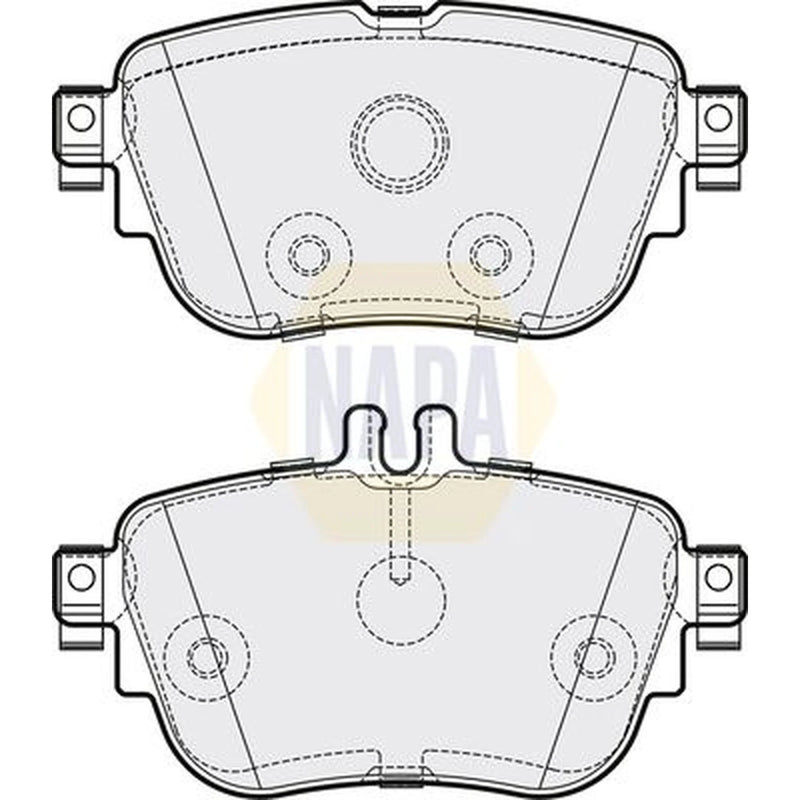 NAPA Rear Brake Pad Set fits Mercedes-Benz Cls 2018 on 257.314