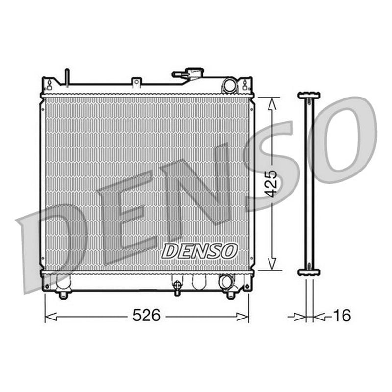 Denso Engine Radiator fits Suzuki Grand Vitara I 1998-2003 1.6