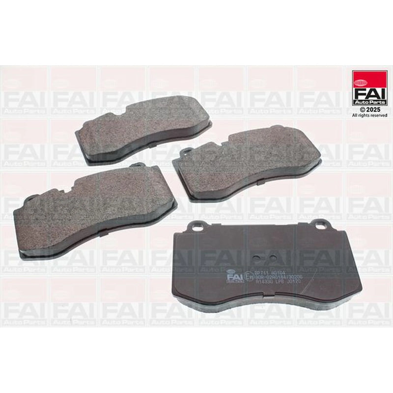 FAI Front Brake Pad Set fits Mercedes-Benz Cls 2006-2010 219.372
