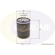 Comline Service Kit with Air & Oil Filters fits Toyota Chassis 1987-1995 1.8