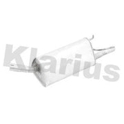 Klarius Box With Tail Pipe Rear fits Opel Corsa B 1996-2000 1.0