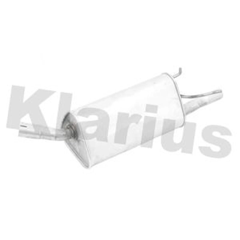 Klarius Box With Tail Pipe Rear fits Opel Corsa B 1996-2000 1.0