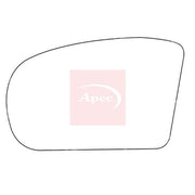 Apec Exterior Wing Mirror Glass Left fits Mercedes-Benz C-Class 2000-2008