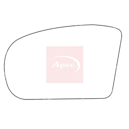 Apec Exterior Wing Mirror Glass Left AMS2243A