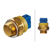 Hella Radiator Fan Temperature Switch Connectors fits Citroën Ax 1986-1998