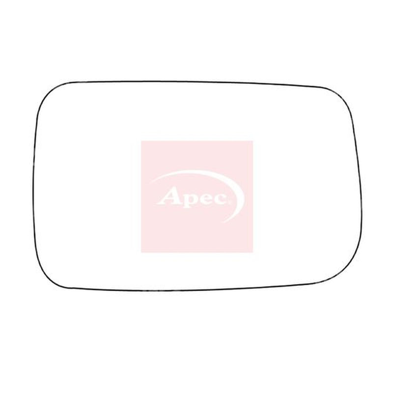 Apec Exterior Wing Mirror Glass Left fits BMW 3 1996-2007