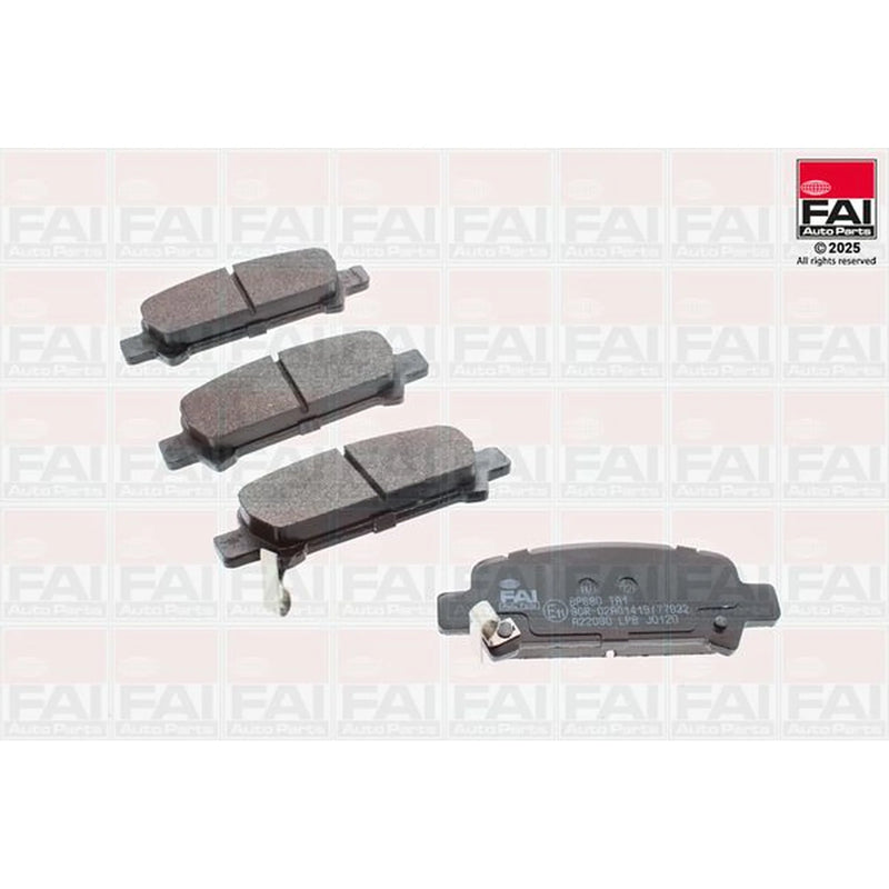 FAI Front & Rear Pads fits Subaru Impreza 1996-2000 2.0