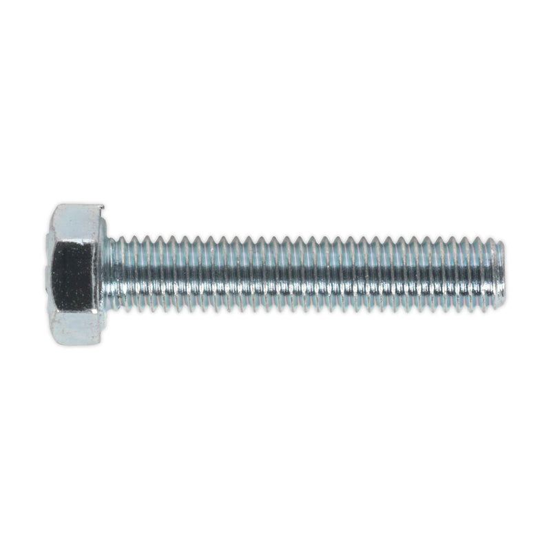 Sealey HT Setscrew M5 x 25mm 8.8 Zinc Pack of 50 SS525 Sealey - Dynamic Drive