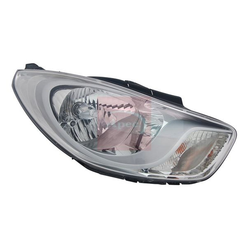 Apec Headlight Headlamp Right fits Hyundai I10 I 2011-2013 1.0 1.2