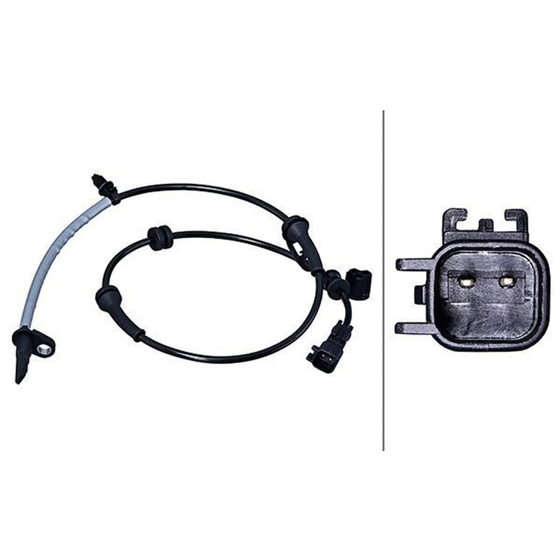 Hella ABS Wheel Speed Sensor Front fits Tesla Model S 2012-2016
