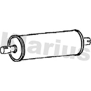 Klarius Box With Centre Pipe Centre fits Mercedes-Benz T1 1982-1996