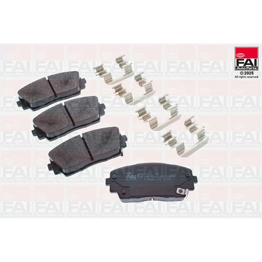 FAI Front Brake Vented Discs & Pads fits Kia Picanto II 2011-2017 1.0 1.2