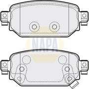 NAPA Rear Brake Pad Set fits Mazda 3 2013-2019 1.5 1.6 2.0 2.2