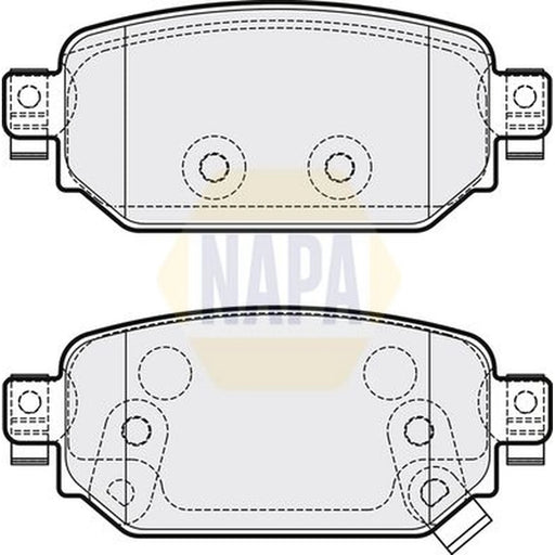NAPA Rear Brake Pad Set NBP1650