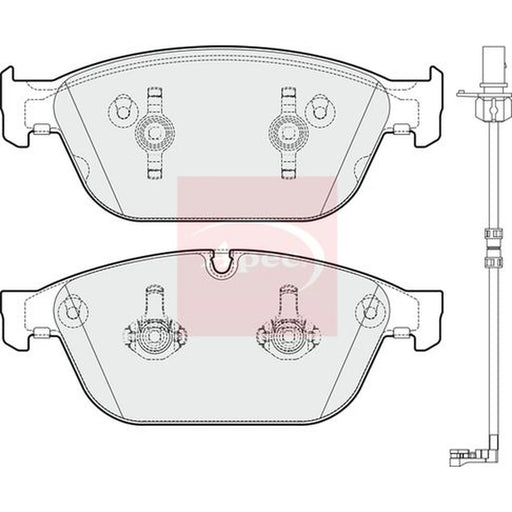 Apec Front Brake Pad Set PAD1785
