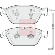Apec Front & Rear Pads fits Audi A8 D4 2009-2018 4.0 4.2
