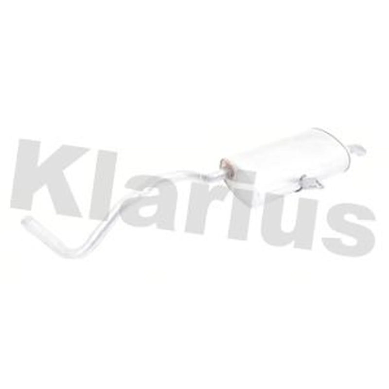 Klarius Box With Tail Pipe Rear fits Renault Grand Scénic II 2004-2008 1.6