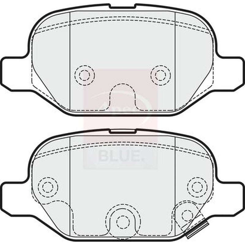 Apec Rear Brake Pad Set PD3516