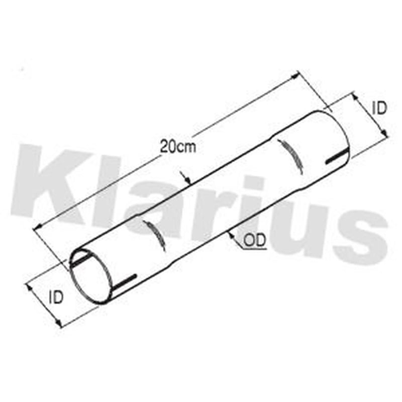 Klarius Connection Pipe D 45.5MM L 200MM 430559 430559