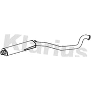 Klarius Box With Centre Pipe Centre fits Peugeot 206 2003-2007 2.0