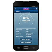Sealey Bluetooth Battery Tester Charging Tests from Smartphone Waterproof BT3000 Sealey - Dynamic Drive