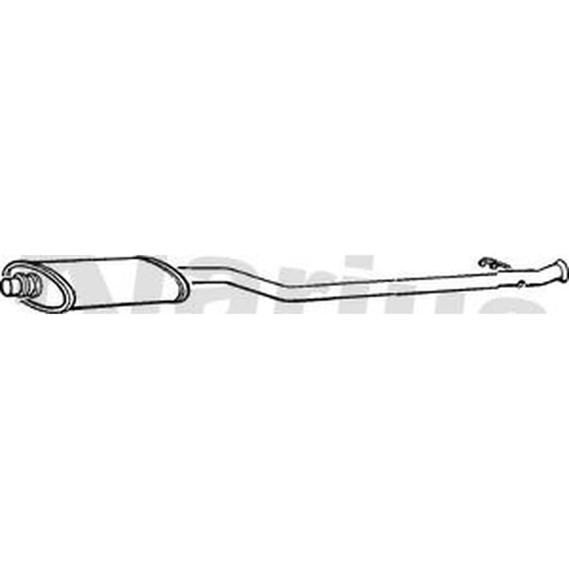 Klarius Box With Centre Pipe Centre fits Citroën Xsara Picasso 1999-2011 2.0