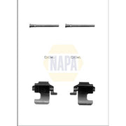 NAPA Brake Pad Accessory Fitting Kit Front fits Fiat 500 2007 on 1.2