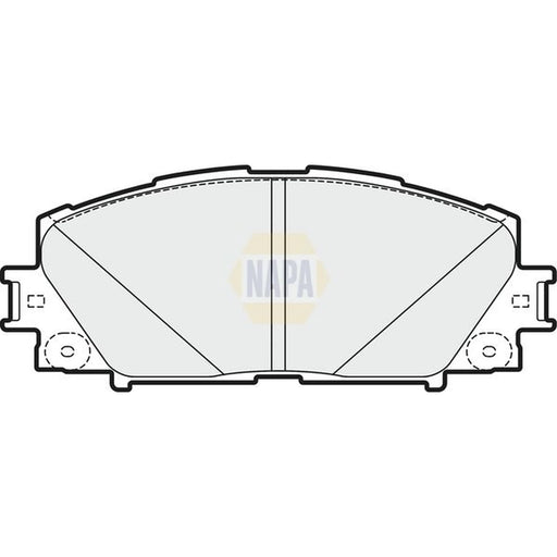 NAPA Front Brake Pad Set NBP1594