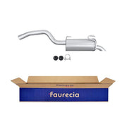 Hella End Silencer Rear fits Citroën C8 2002-2009 2.0
