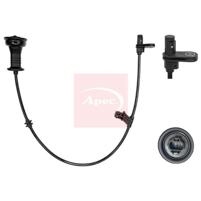 Apec ABS Wheel Speed Sensor Rear Left fits Mercedes-Benz A-Class 2004-2012