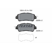 Textar Front Brake Pad Set 2223501