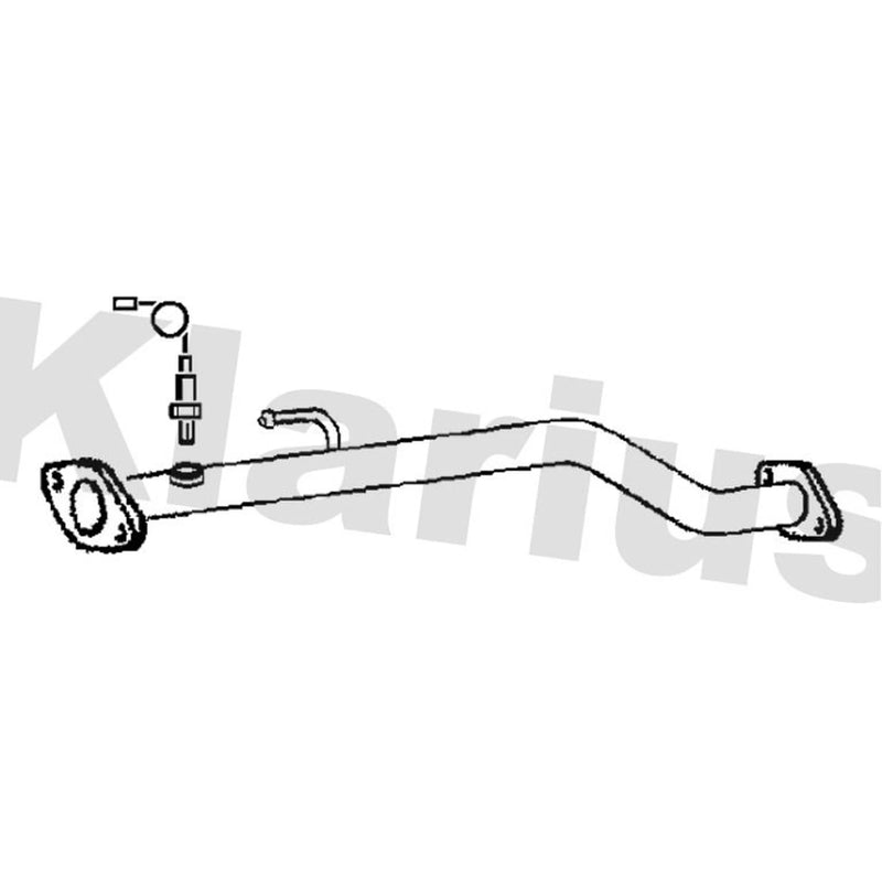 Klarius Exhaust Pipe OD fits Suzuki Grand Vitara II 2005-2015 1.9