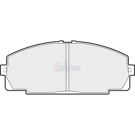 Fahren Front Brake Pad Set FBP3457