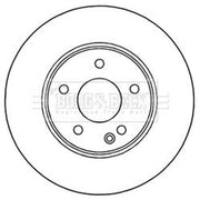 Borg & Beck Front & Rear Brake Discs & Pads fits Mercedes-Benz E-Class T-Model