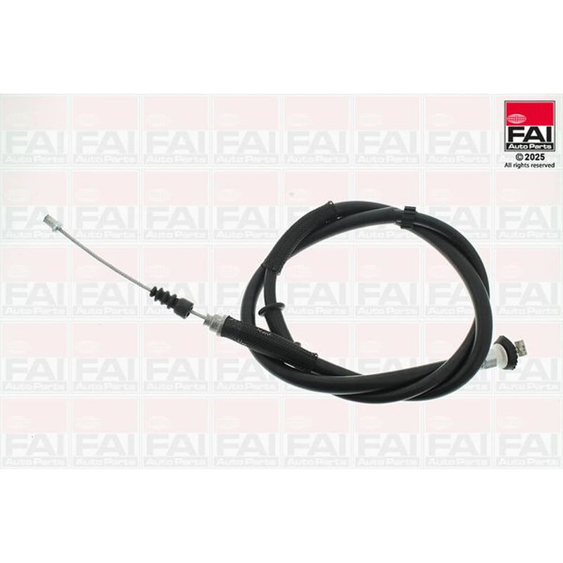 FAI Handbrake Cable Right Rear fits Fiat Panda 2004 on 1.2 1.3