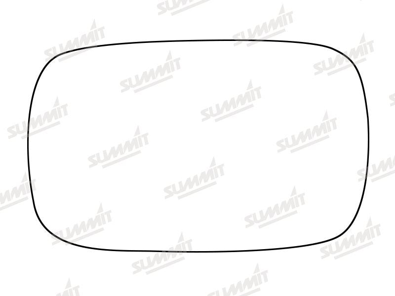 Summit Stick-On Standard Mirror Glass fits Rover SDI RHS LHS Summit - Bars 4 Cars