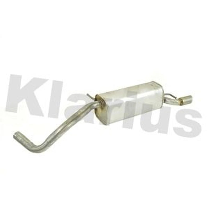 Klarius Box With Tail Pipe Rear fits Audi A1 2010-2015 1.2