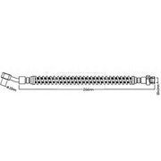 Borg & Beck Brake Hydraulic Hose Line Rear Right BBH7942