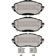 Juratek Front Brake Pad Set fits Toyota Auris 2012-2018 1.2 1.3 1.4 1.6 1.8