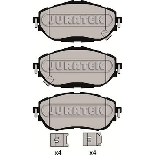 Juratek Front Brake Pad Set fits Toyota Auris 2012-2018 1.2 1.3 1.4 1.6 1.8