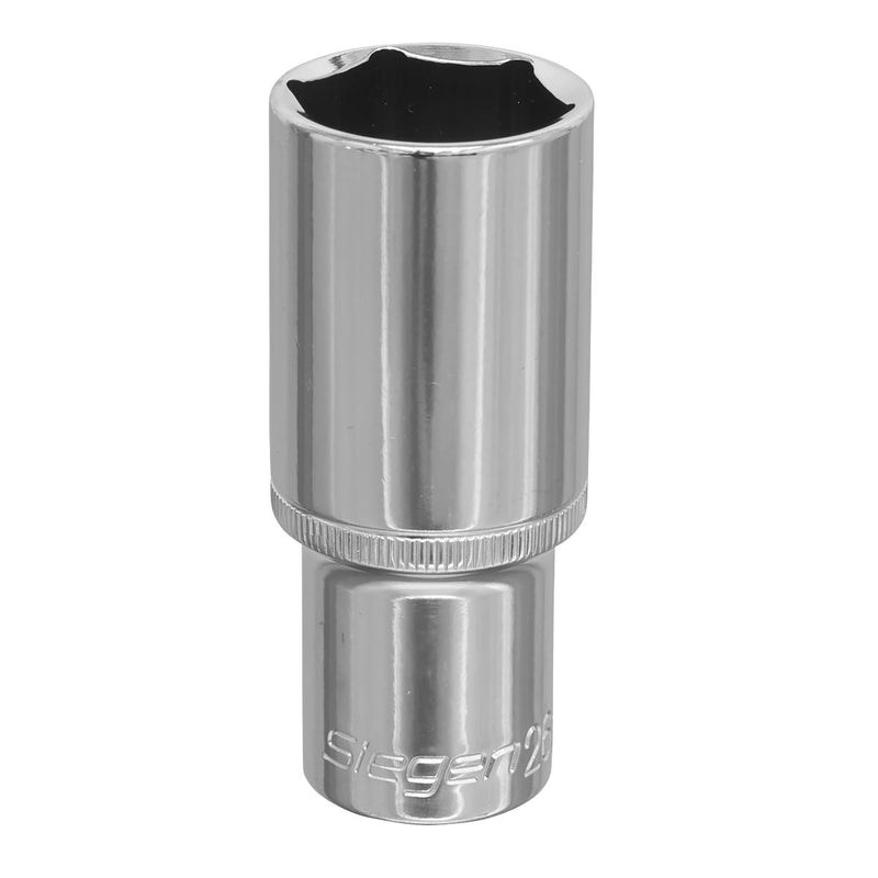 Seigen by Sealey WallDrive Socket 26mm Deep 1/2"Sq Drive S0680 Seigen by Sealey  - Dynamic Drive