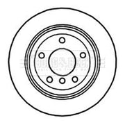 Borg & Beck Front Vented & Rear Vented Brake Discs & Pads fits BMW 1 2005-2011