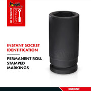 Teng Tools 3/4" Deep Impact Socket DIN AF 1-5/16" Teng Tools - Dynamic Drive