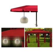 Pendant Lamp Flexible 4 Led Light Outdoor Lighting with Hook for Tents / Gazebos / Awning Zekker  - Dynamic Drive